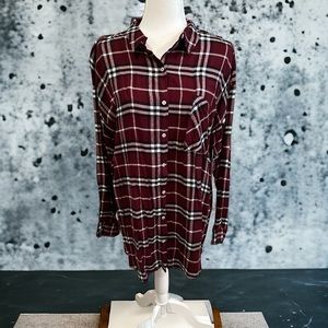Like new Mudpie brand flannel tunic, size M